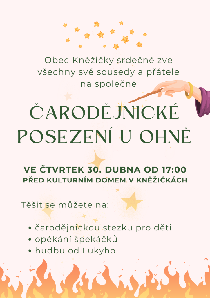 čarodějnické posezení u&nbsp;ohně