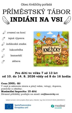 příměstský tábor - indiální na vsi